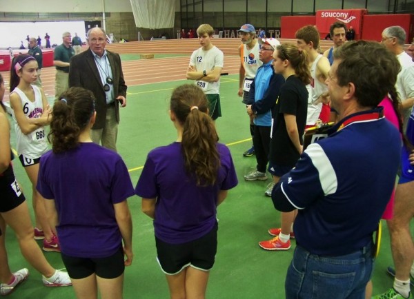 Tom Eastler leads a RW clinic at the GBTC Invitational at Harvard University.